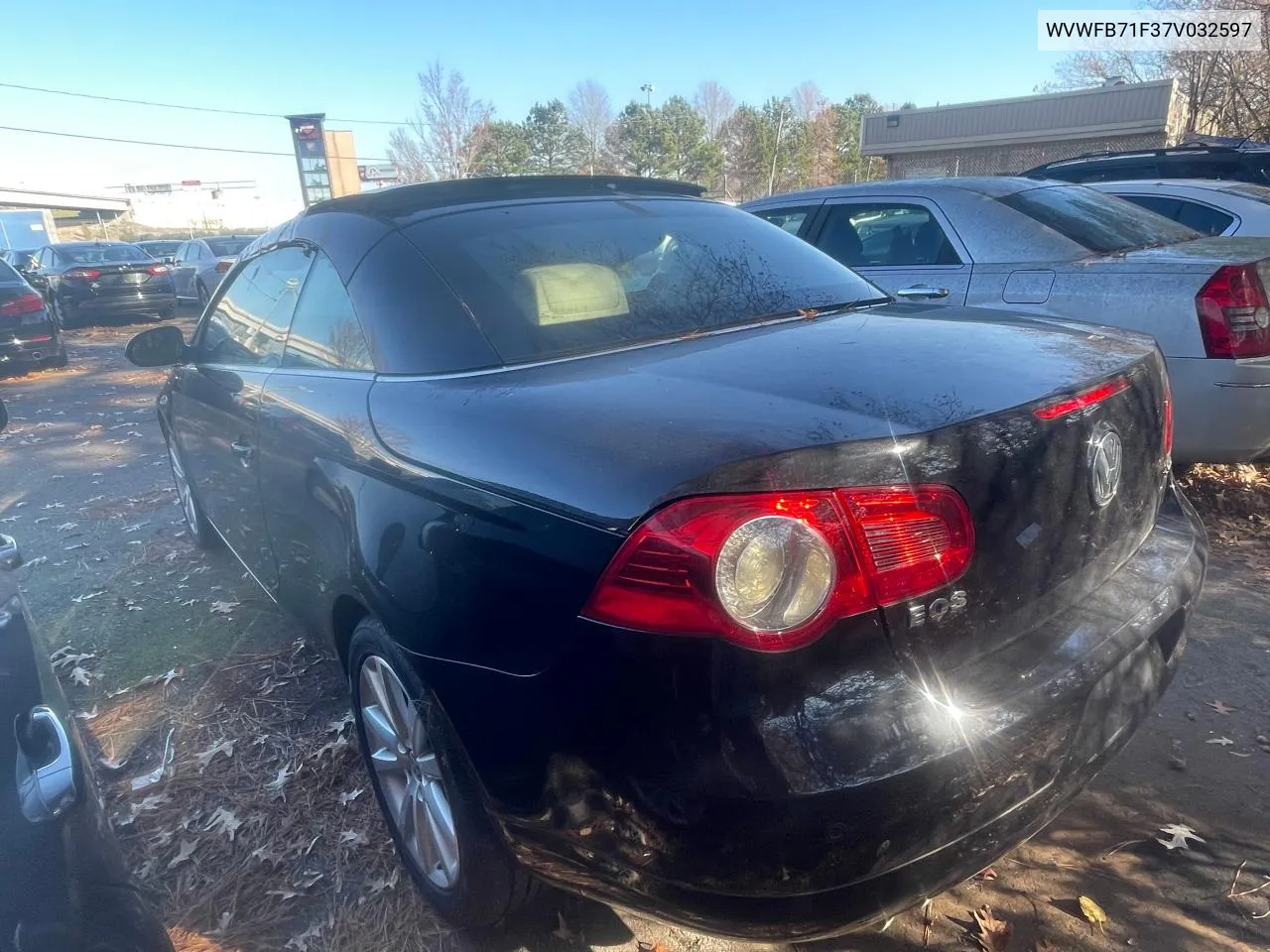 2007 Volkswagen Eos 3.2L VIN: WVWFB71F37V032597 Lot: 77915034