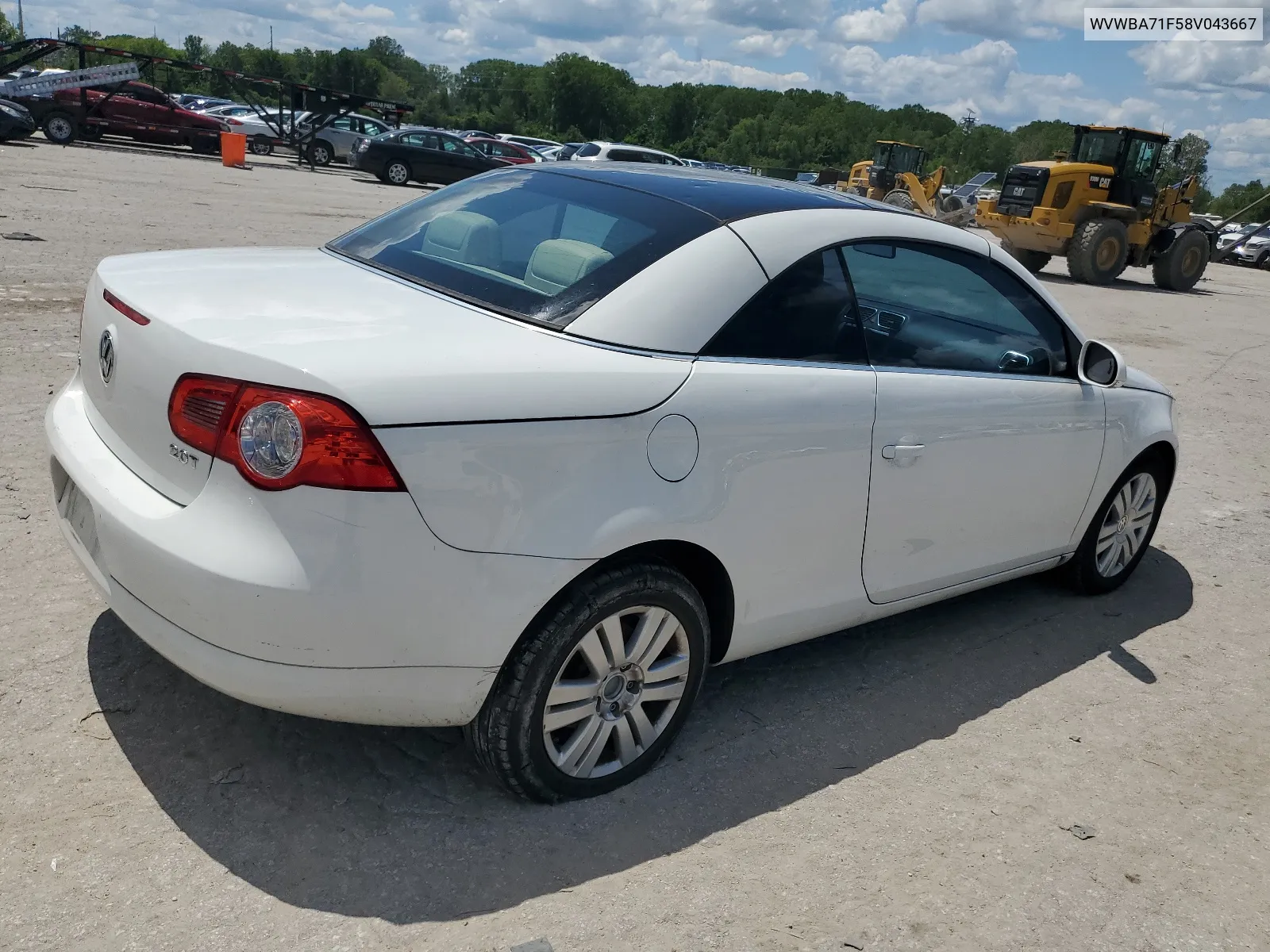 2008 Volkswagen Eos Turbo VIN: WVWBA71F58V043667 Lot: 58775084