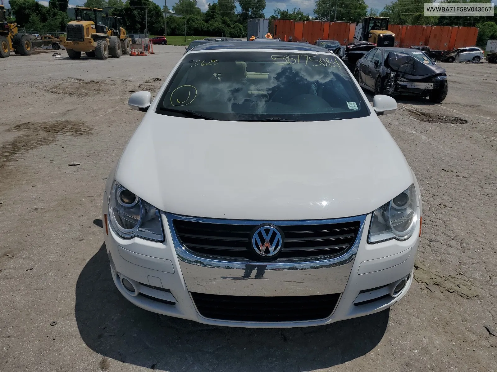 WVWBA71F58V043667 2008 Volkswagen Eos Turbo