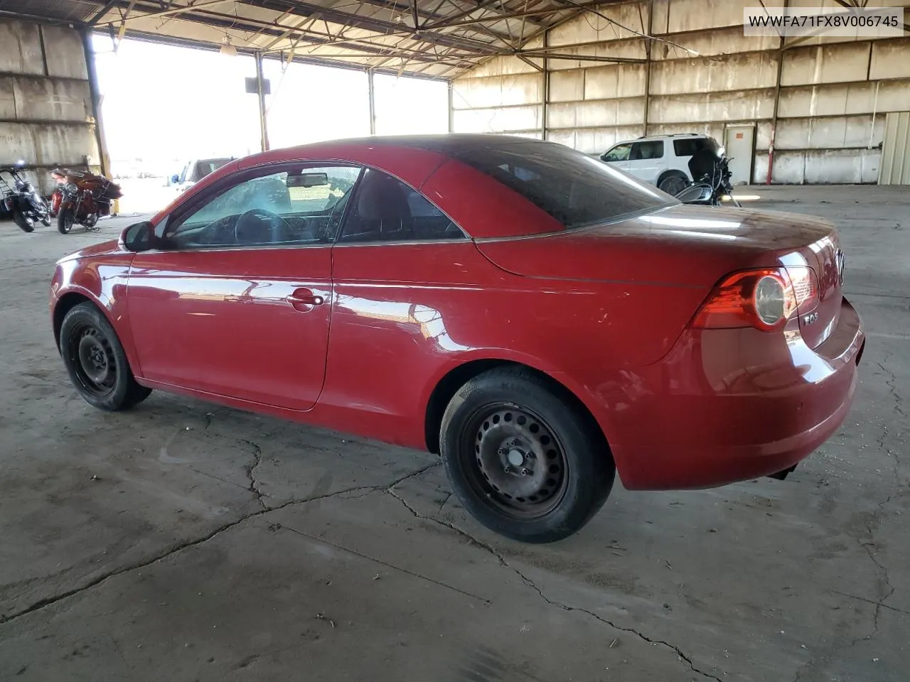 2008 Volkswagen Eos Lux VIN: WVWFA71FX8V006745 Lot: 77794394