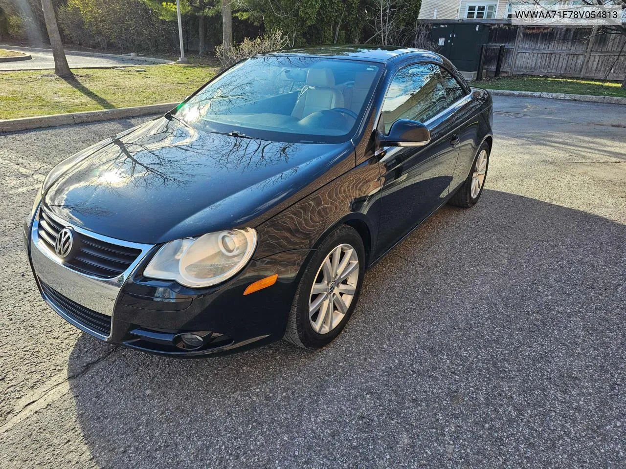 2008 Volkswagen Eos Turbo VIN: WVWAA71F78V054813 Lot: 78465264