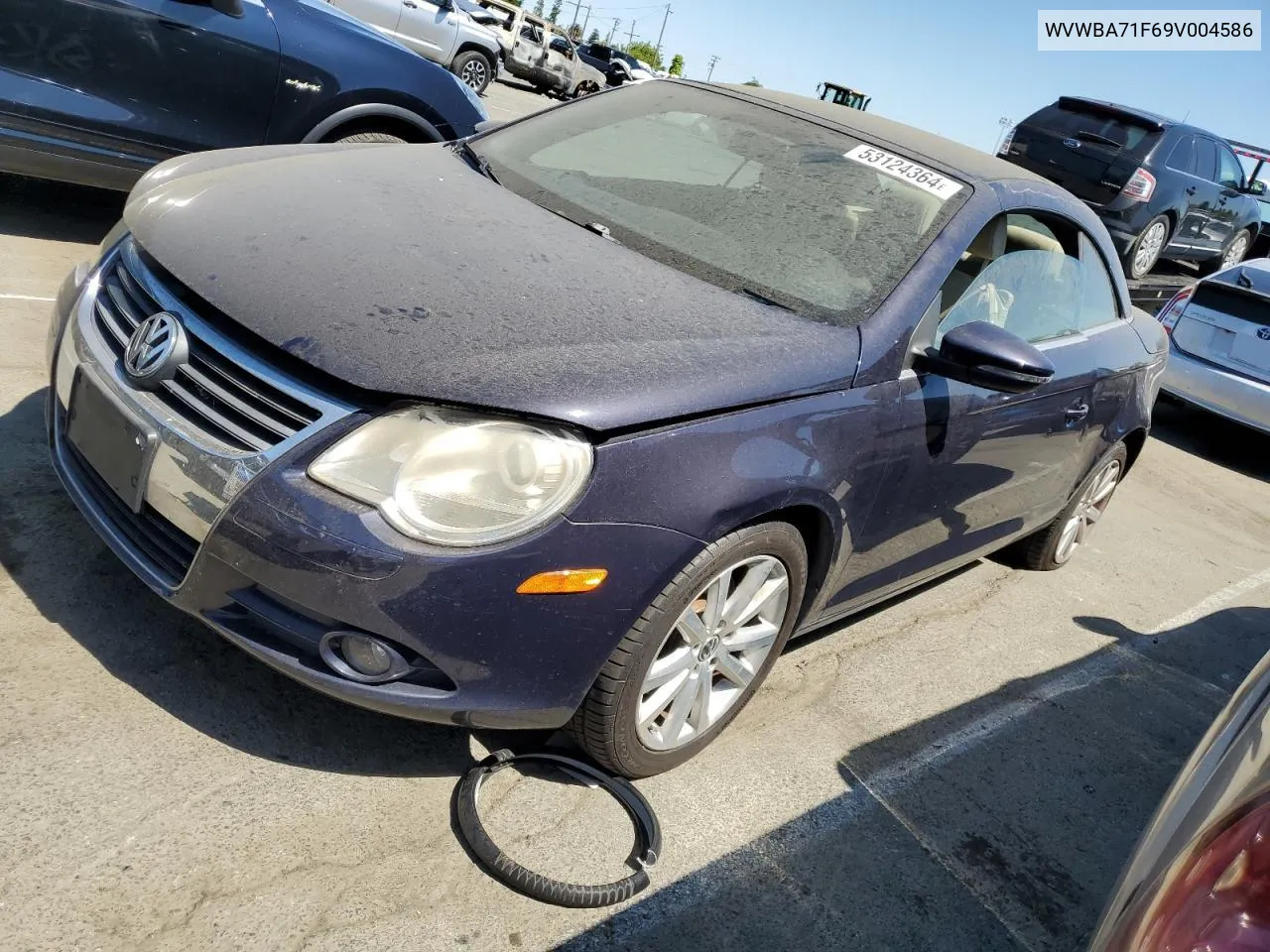 2009 Volkswagen Eos Turbo VIN: WVWBA71F69V004586 Lot: 53124364