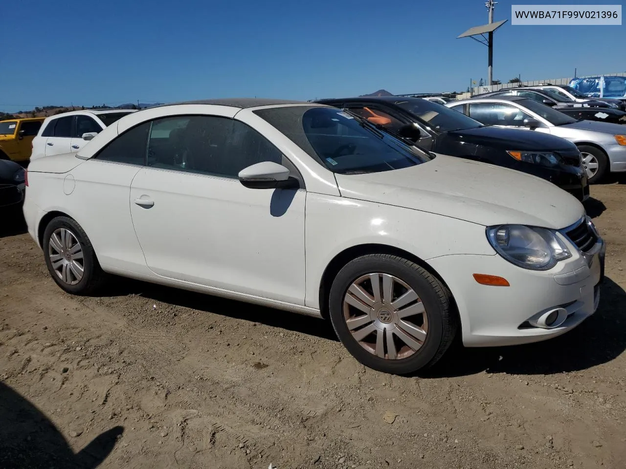 2009 Volkswagen Eos Turbo VIN: WVWBA71F99V021396 Lot: 73382344