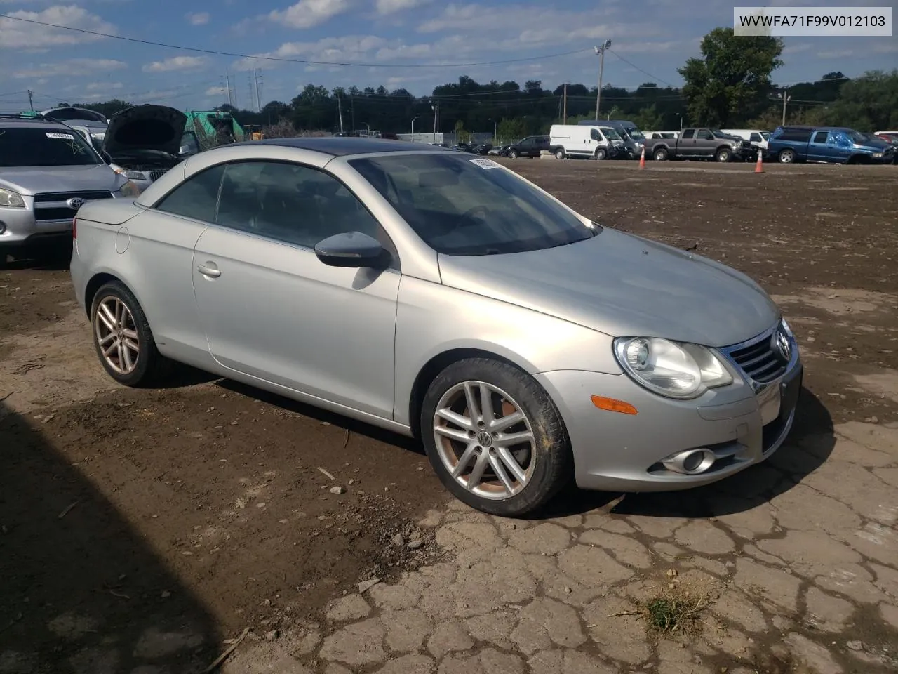 2009 Volkswagen Eos Lux VIN: WVWFA71F99V012103 Lot: 74562544