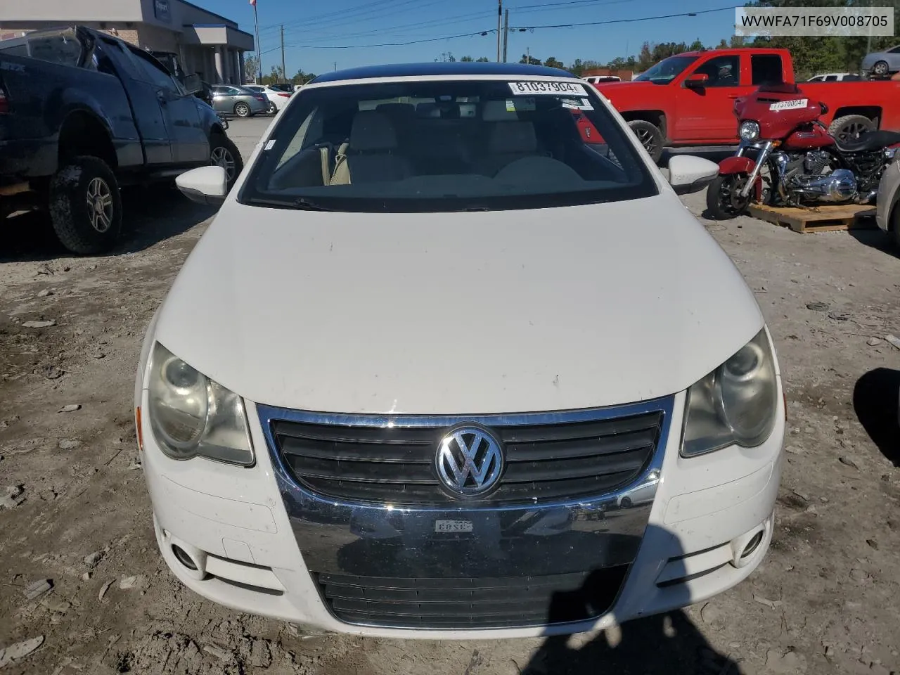 2009 Volkswagen Eos Lux VIN: WVWFA71F69V008705 Lot: 81037904