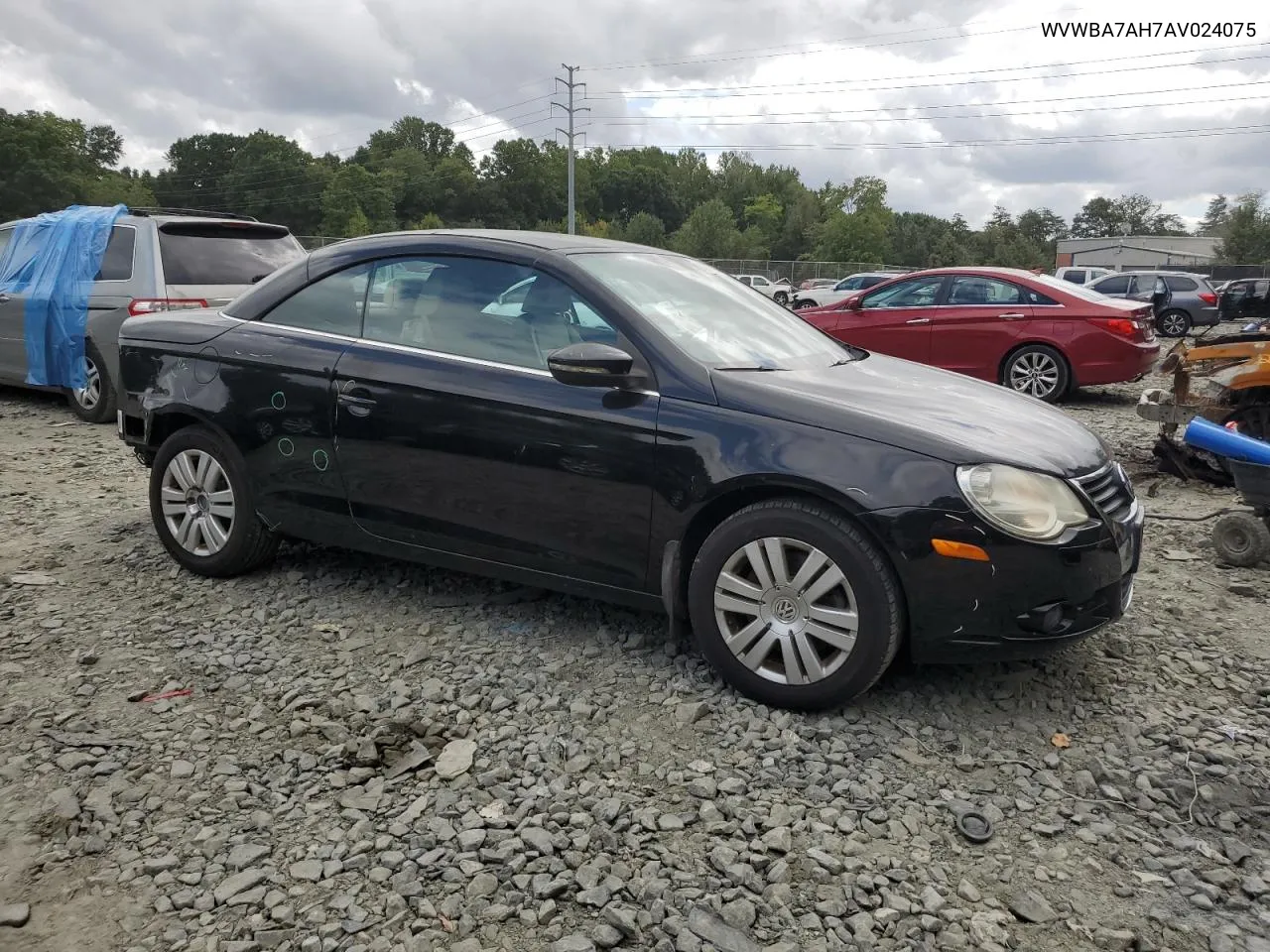 2010 Volkswagen Eos Turbo VIN: WVWBA7AH7AV024075 Lot: 70347294