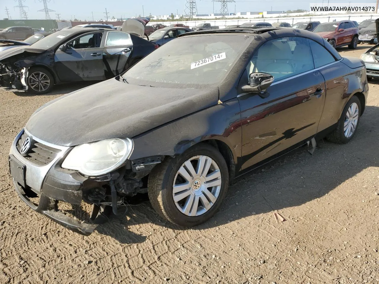 2010 Volkswagen Eos Turbo VIN: WVWBA7AH9AV014373 Lot: 72367014