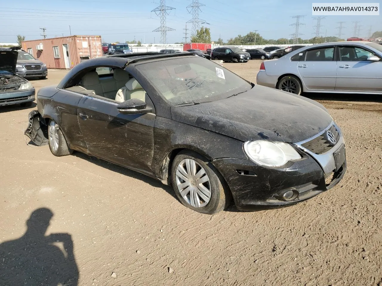 2010 Volkswagen Eos Turbo VIN: WVWBA7AH9AV014373 Lot: 72367014