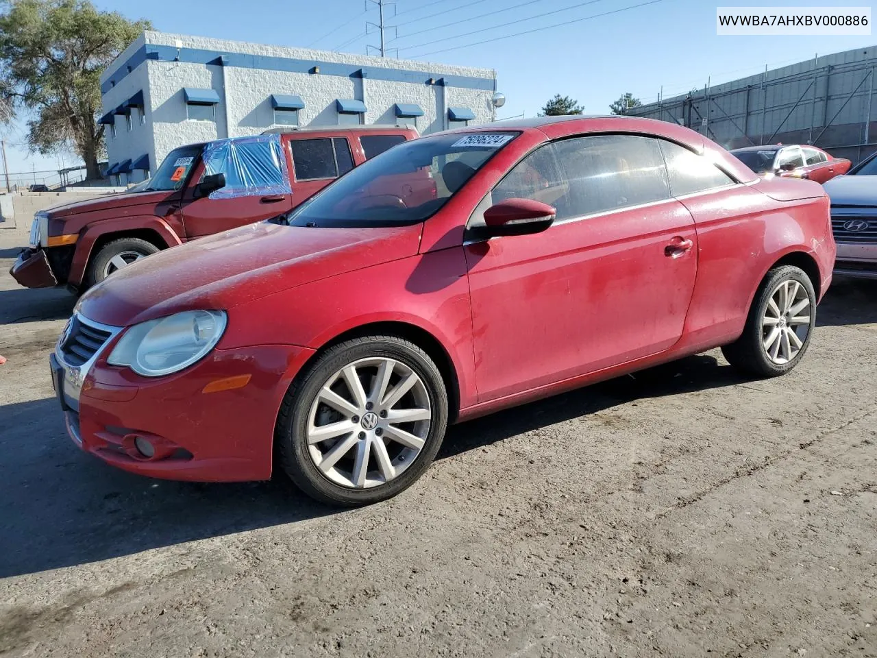 WVWBA7AHXBV000886 2011 Volkswagen Eos Komfort