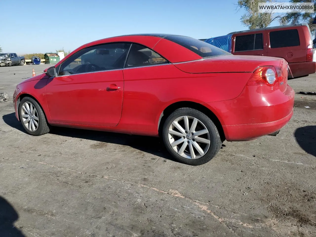 2011 Volkswagen Eos Komfort VIN: WVWBA7AHXBV000886 Lot: 75096224