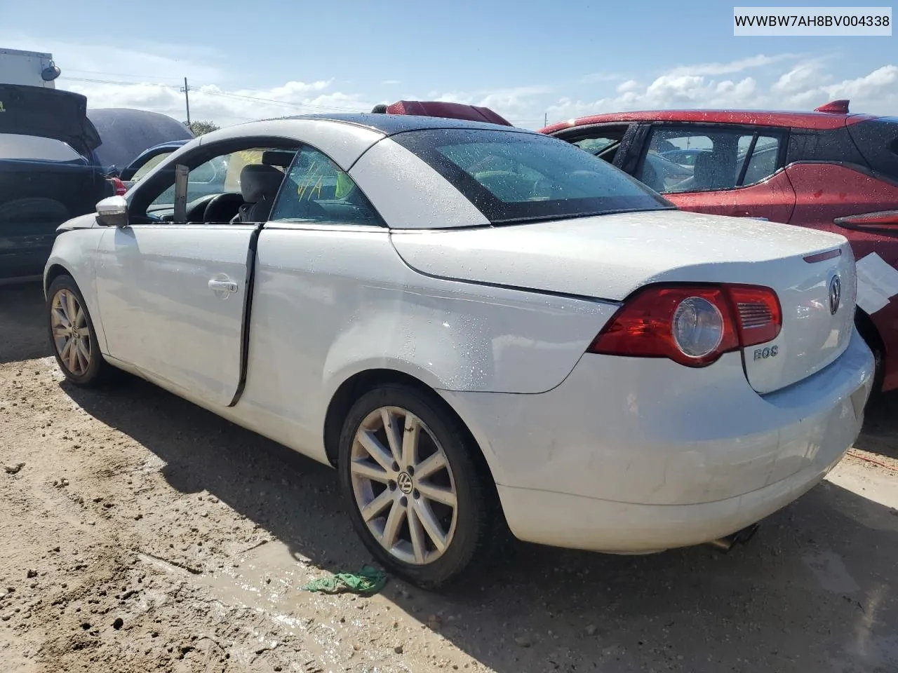 2011 Volkswagen Eos Komfort VIN: WVWBW7AH8BV004338 Lot: 76603584