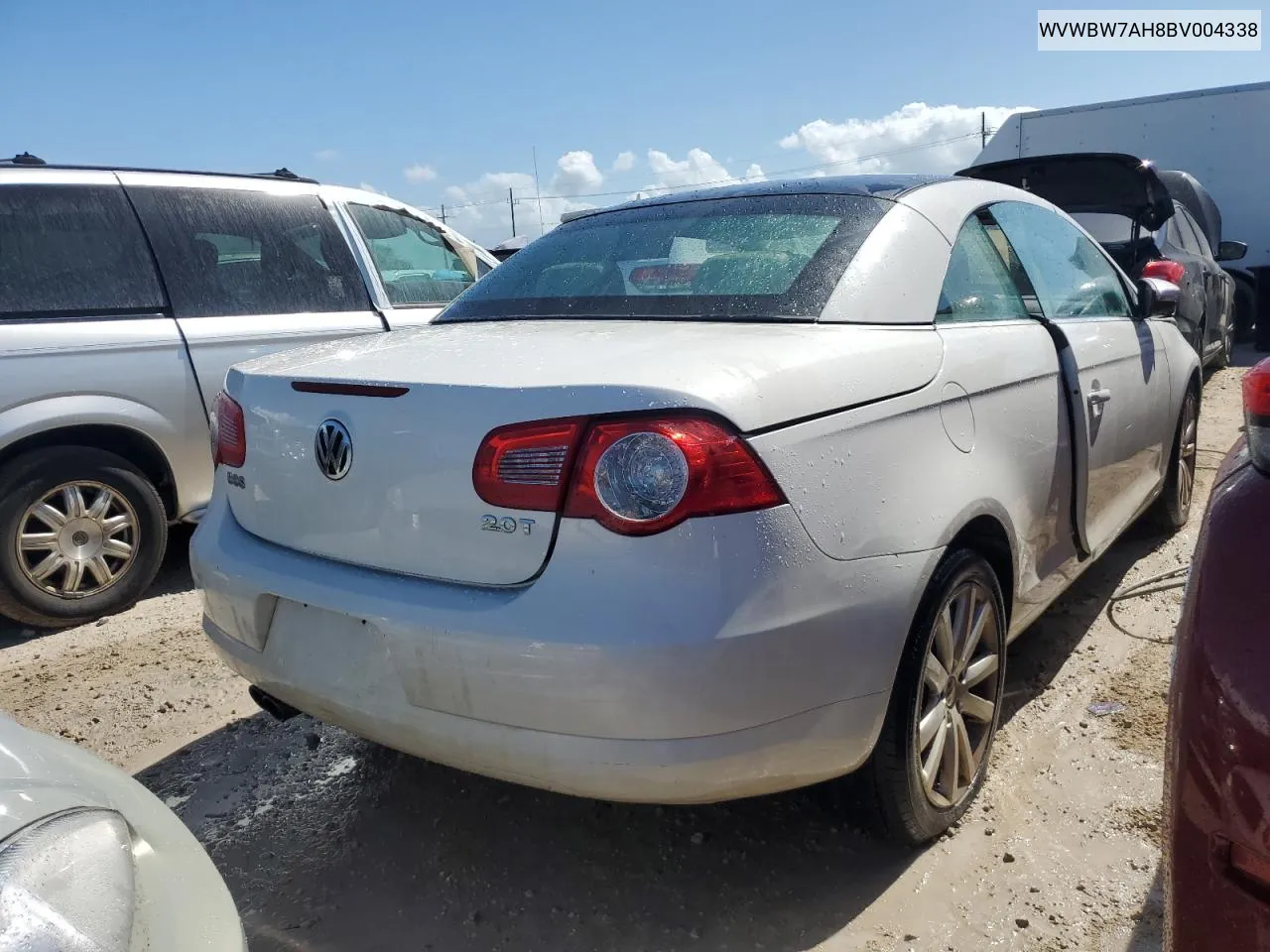 2011 Volkswagen Eos Komfort VIN: WVWBW7AH8BV004338 Lot: 76603584