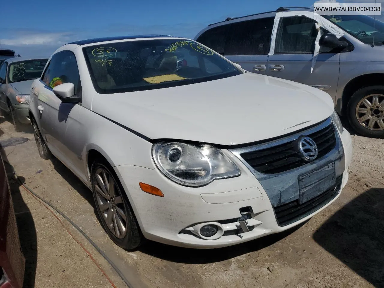 2011 Volkswagen Eos Komfort VIN: WVWBW7AH8BV004338 Lot: 76603584