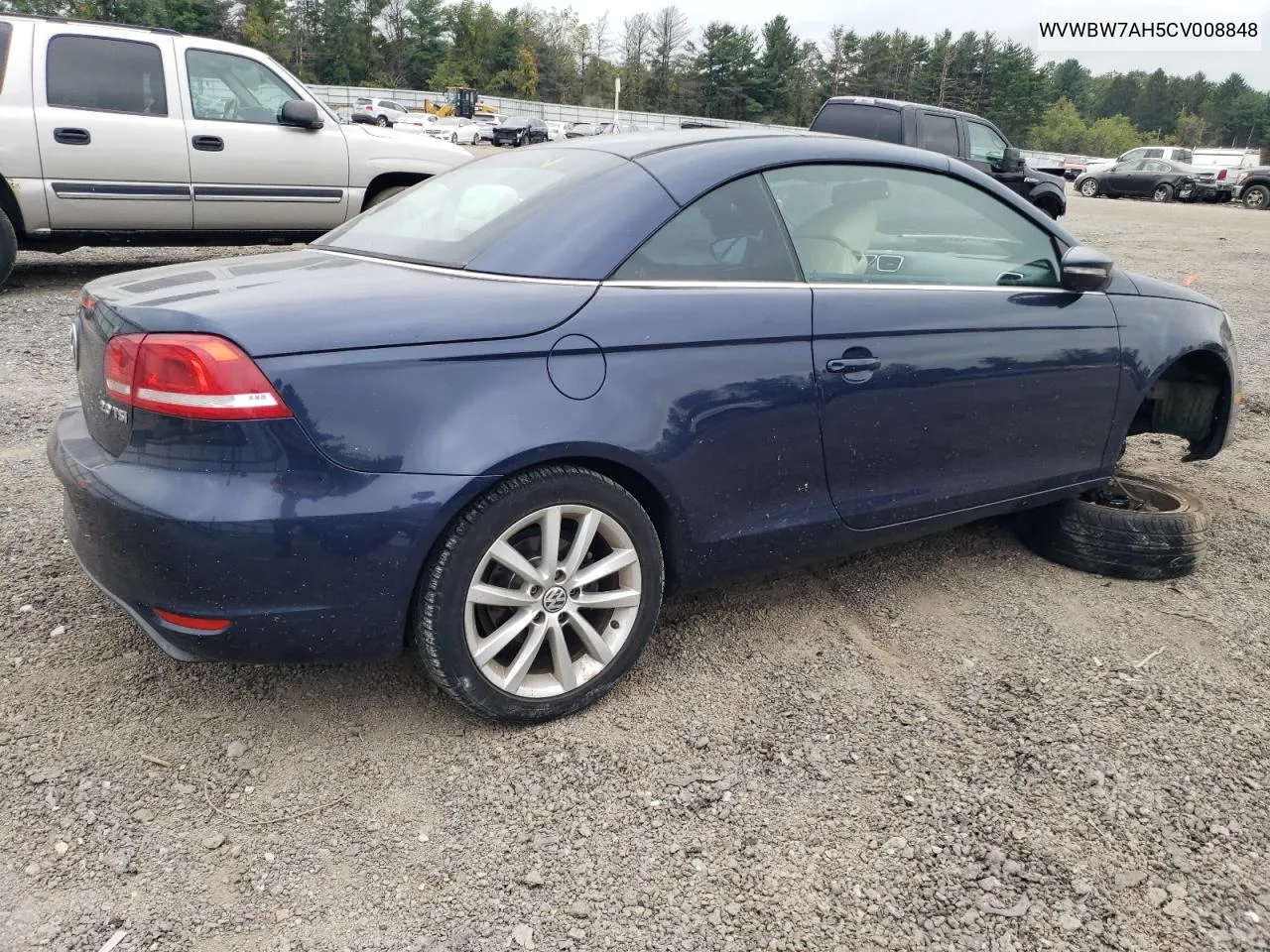 2012 Volkswagen Eos Komfort VIN: WVWBW7AH5CV008848 Lot: 71278464