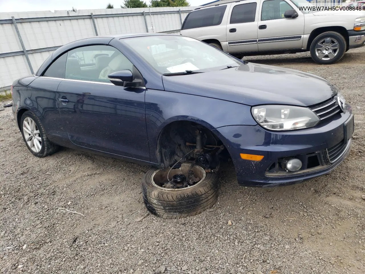 2012 Volkswagen Eos Komfort VIN: WVWBW7AH5CV008848 Lot: 71278464