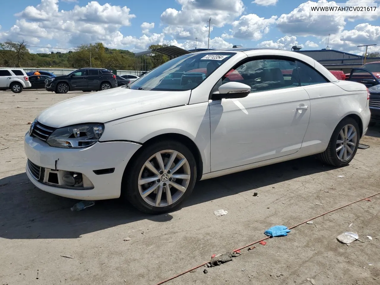 2012 Volkswagen Eos Komfort VIN: WVWBW7AH7CV021617 Lot: 72212354