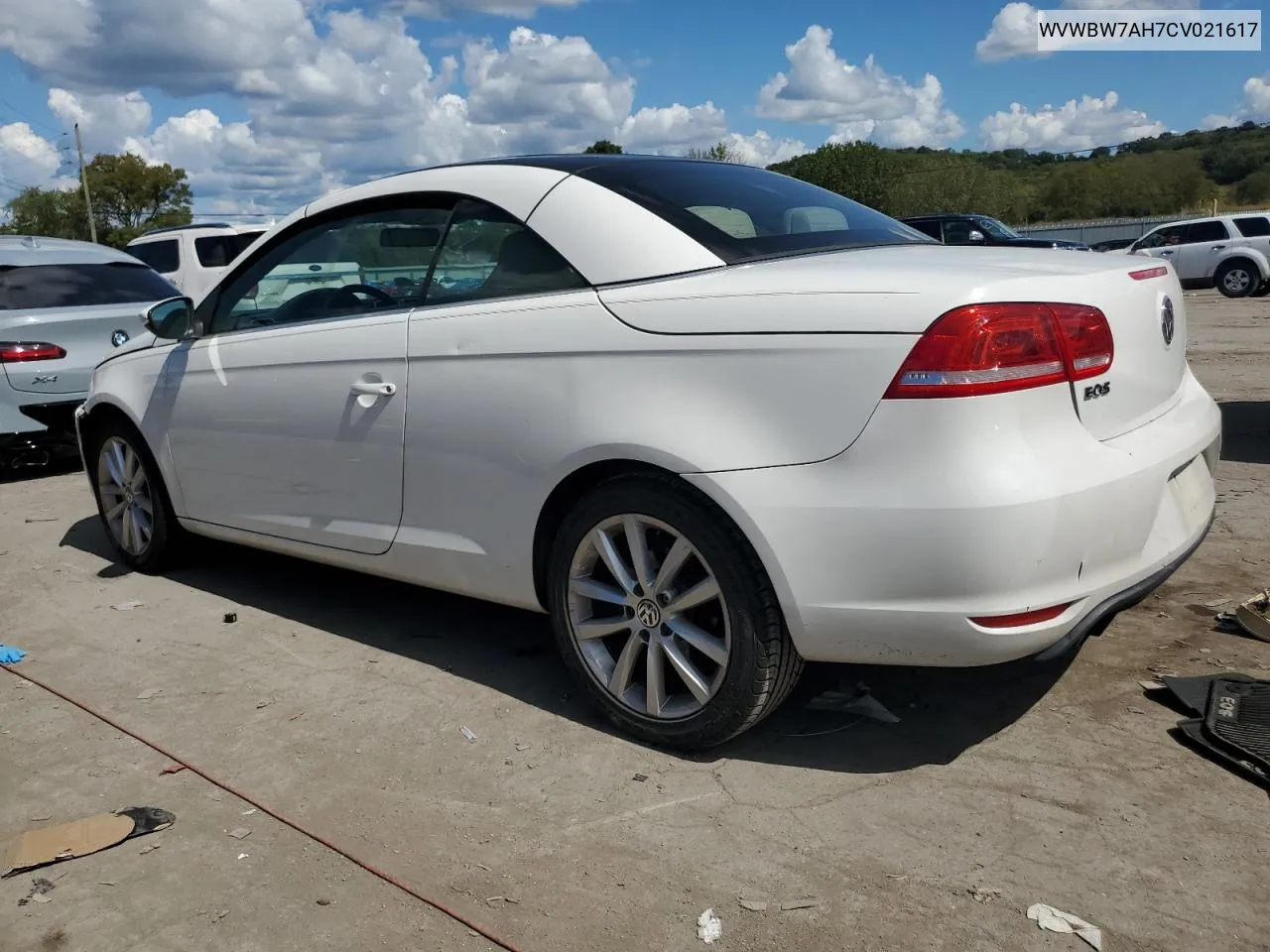 2012 Volkswagen Eos Komfort VIN: WVWBW7AH7CV021617 Lot: 72212354