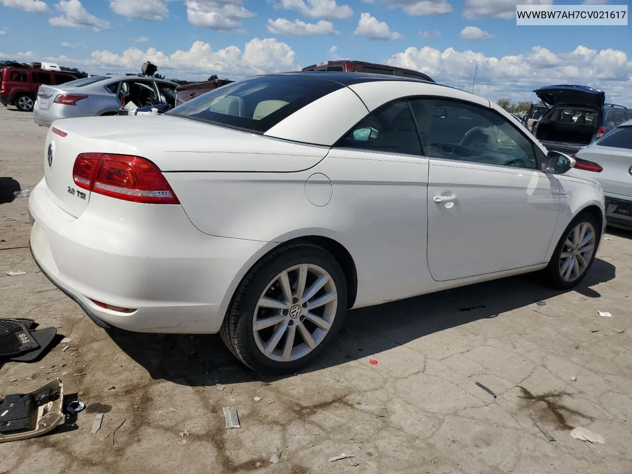 2012 Volkswagen Eos Komfort VIN: WVWBW7AH7CV021617 Lot: 72212354