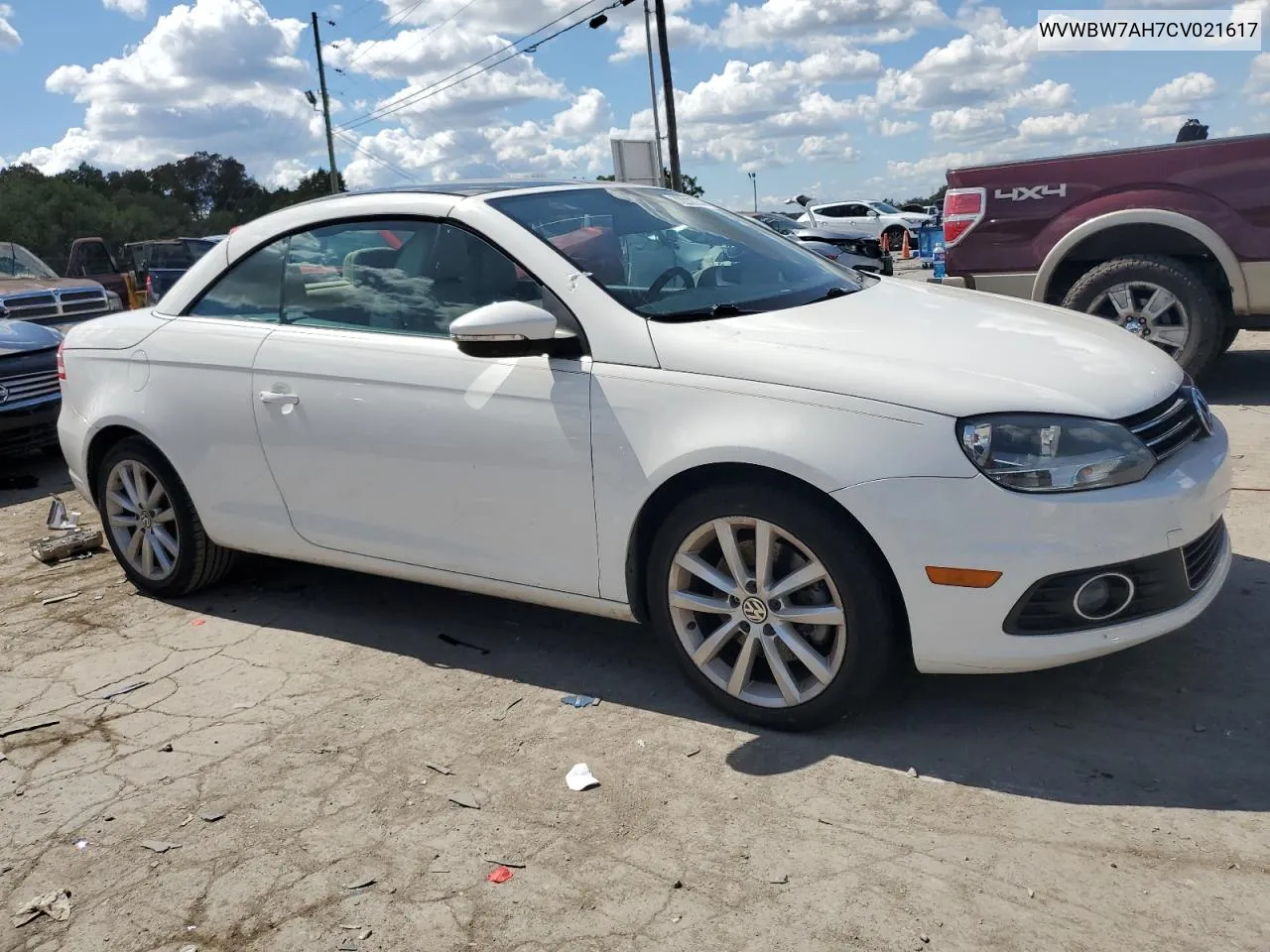 2012 Volkswagen Eos Komfort VIN: WVWBW7AH7CV021617 Lot: 72212354