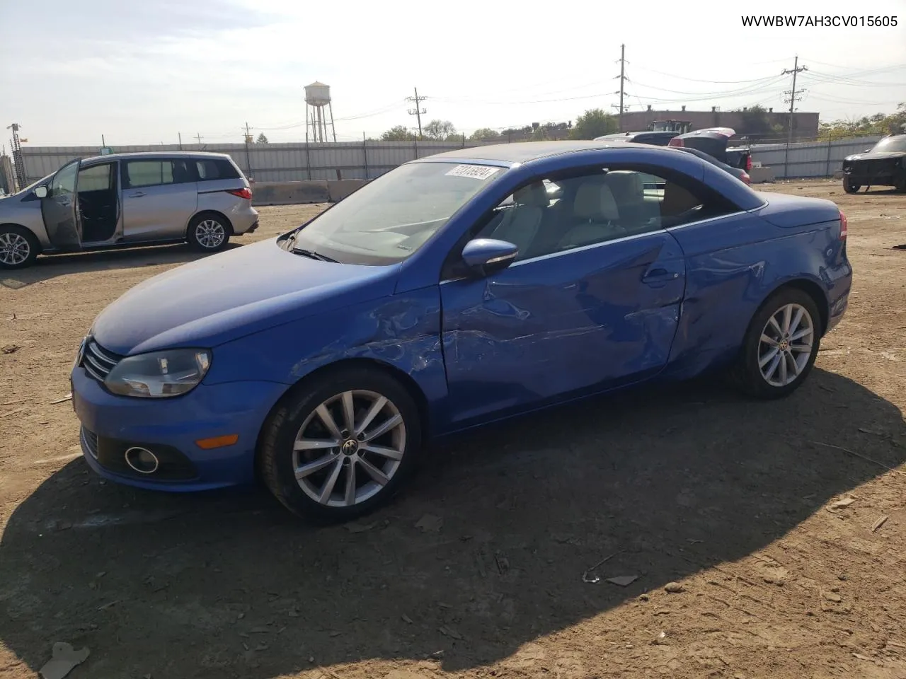 2012 Volkswagen Eos Komfort VIN: WVWBW7AH3CV015605 Lot: 72316924