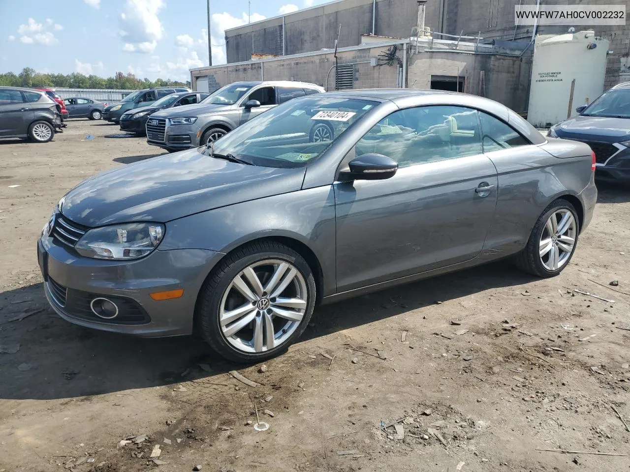 WVWFW7AH0CV002232 2012 Volkswagen Eos Lux