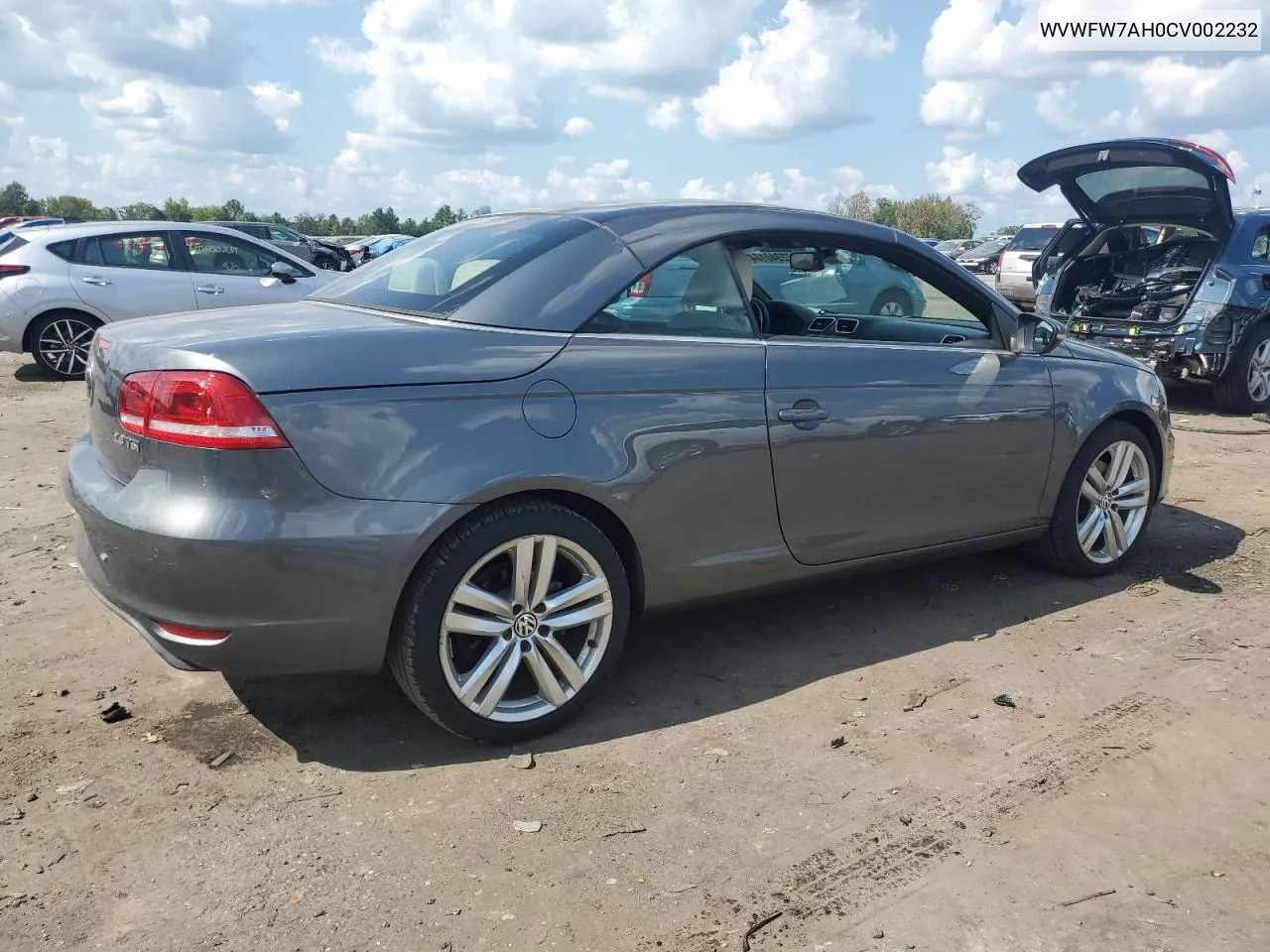 2012 Volkswagen Eos Lux VIN: WVWFW7AH0CV002232 Lot: 72340104