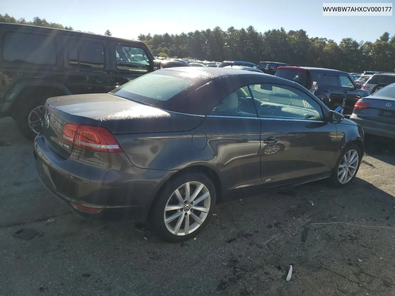 2012 Volkswagen Eos Komfort VIN: WVWBW7AHXCV000177 Lot: 73628214