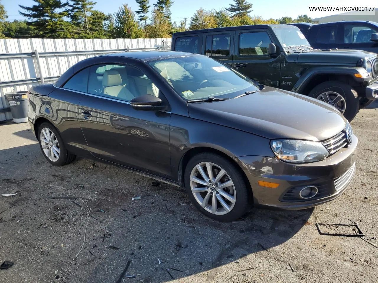 WVWBW7AHXCV000177 2012 Volkswagen Eos Komfort