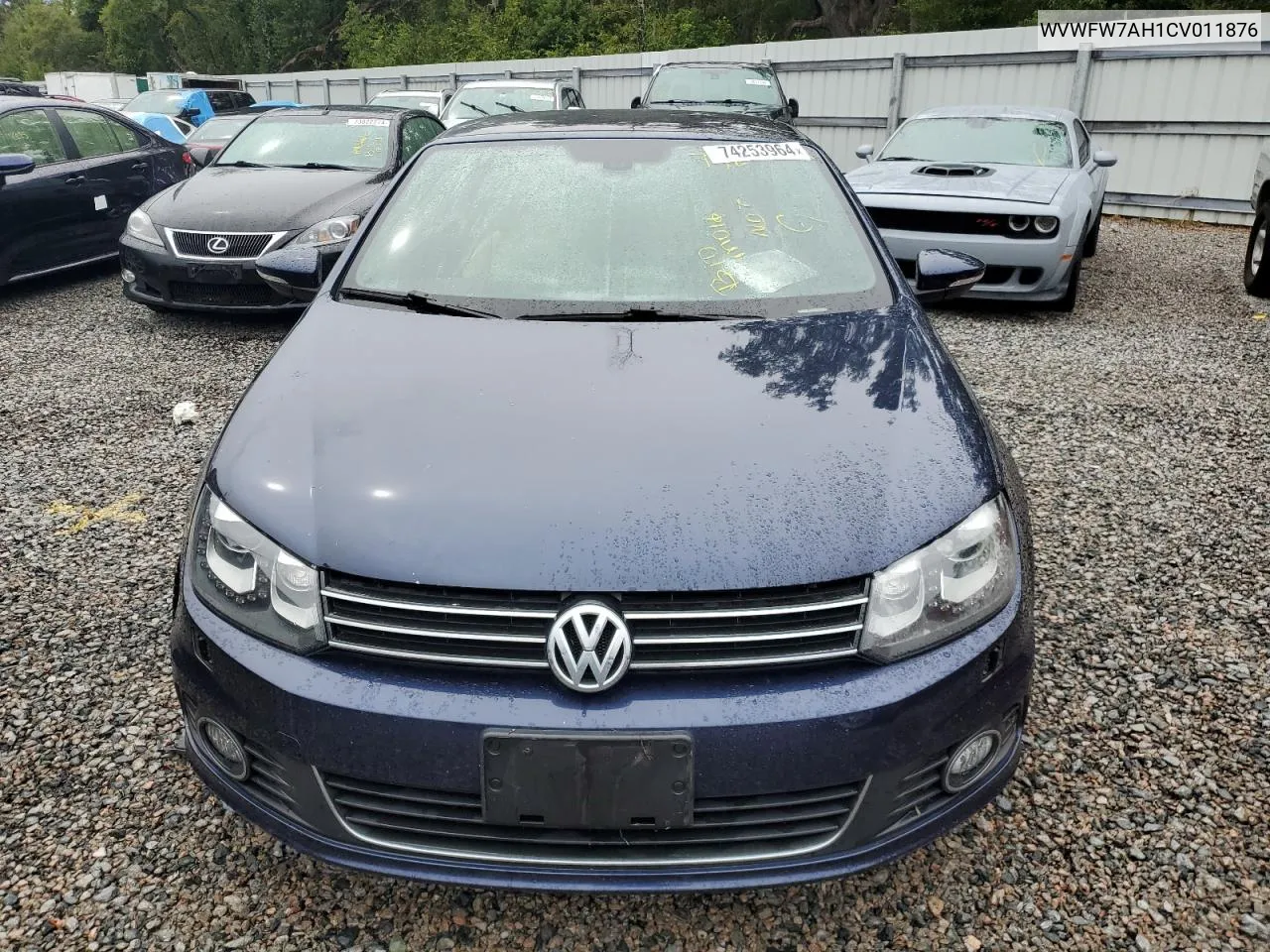 WVWFW7AH1CV011876 2012 Volkswagen Eos Lux