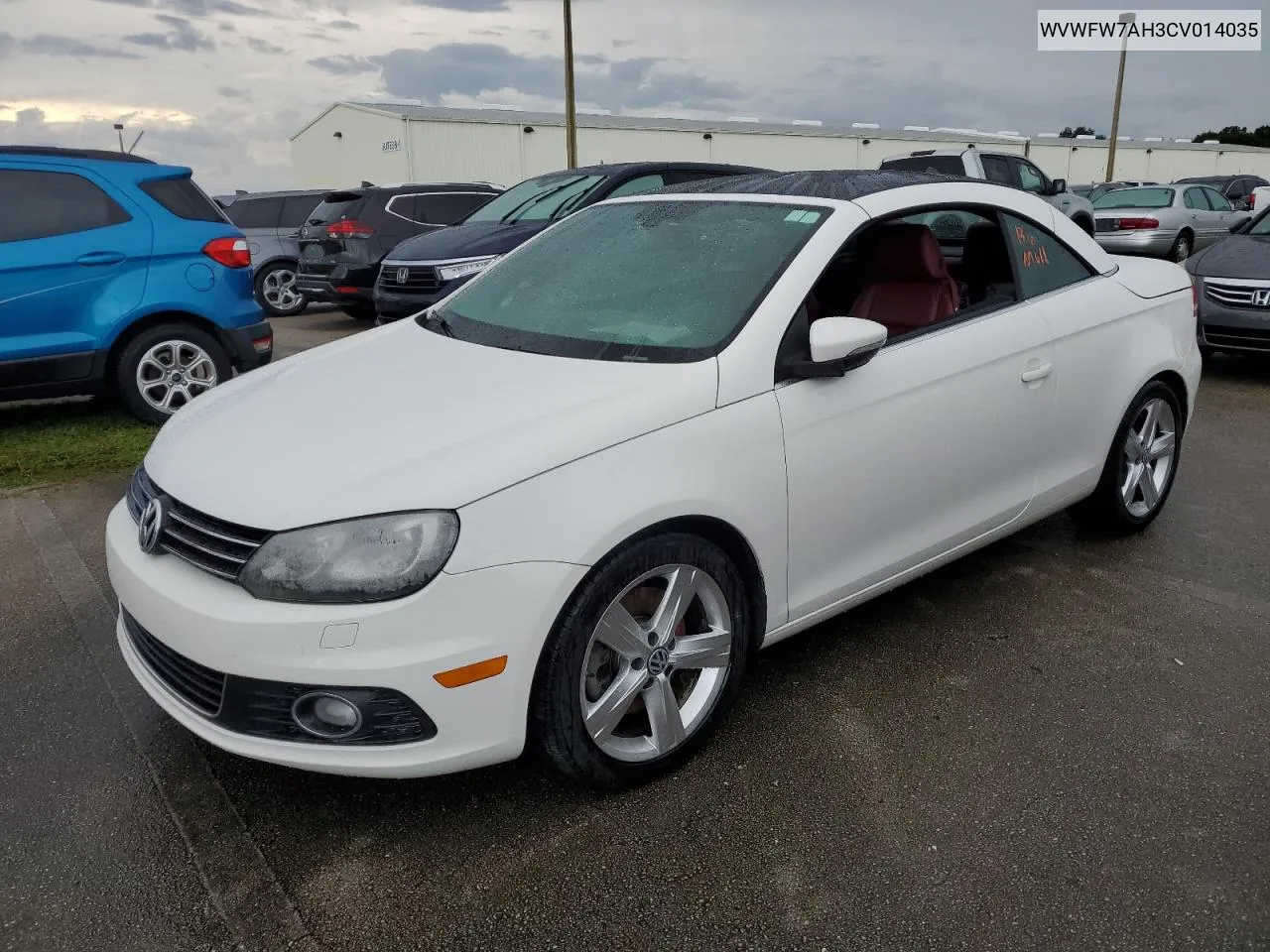 2012 Volkswagen Eos Lux VIN: WVWFW7AH3CV014035 Lot: 74364264