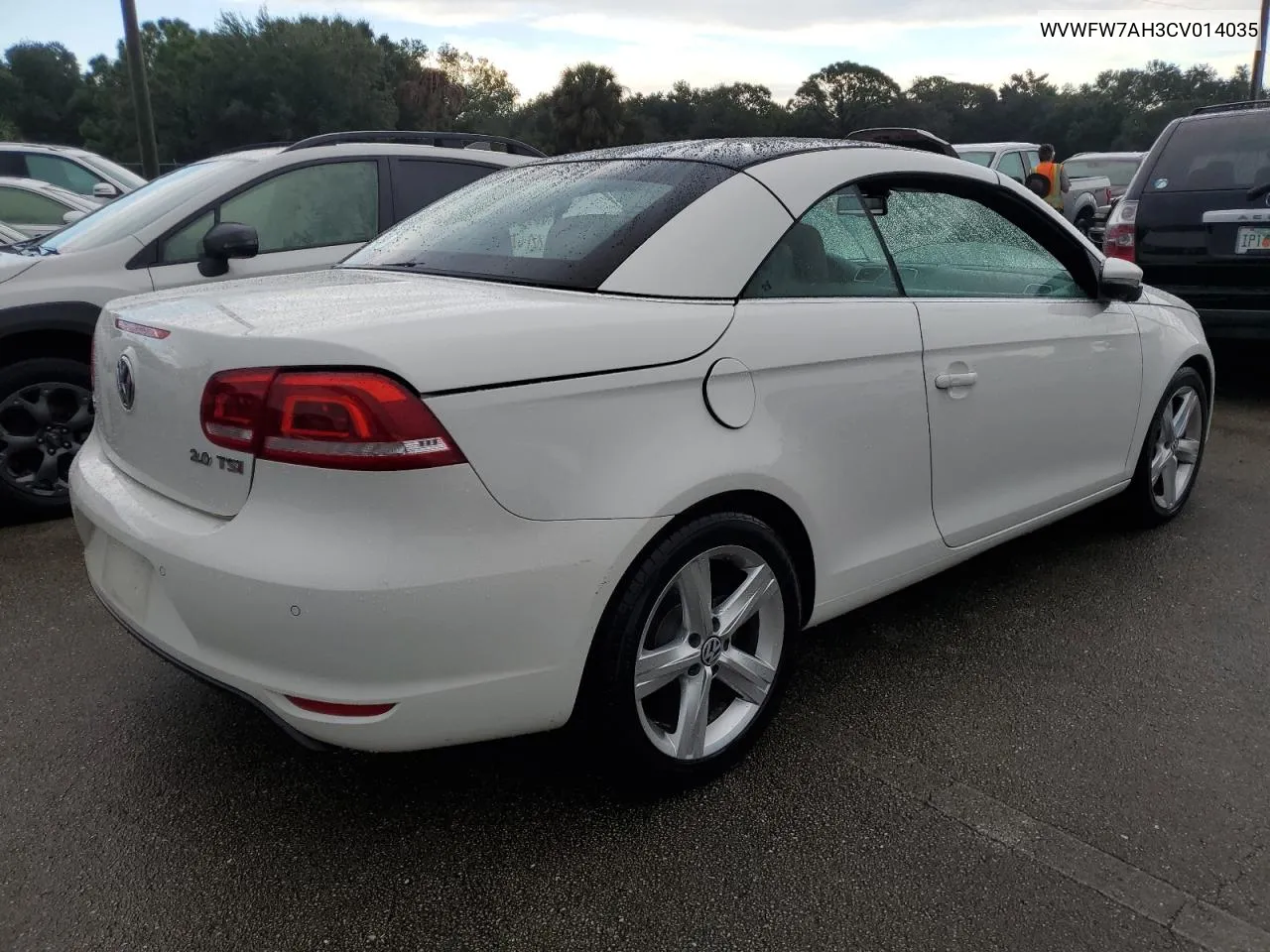 WVWFW7AH3CV014035 2012 Volkswagen Eos Lux