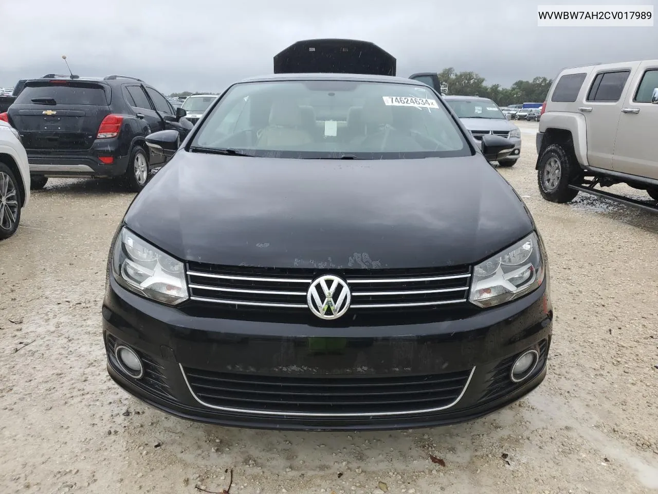 2012 Volkswagen Eos Komfort VIN: WVWBW7AH2CV017989 Lot: 74624634