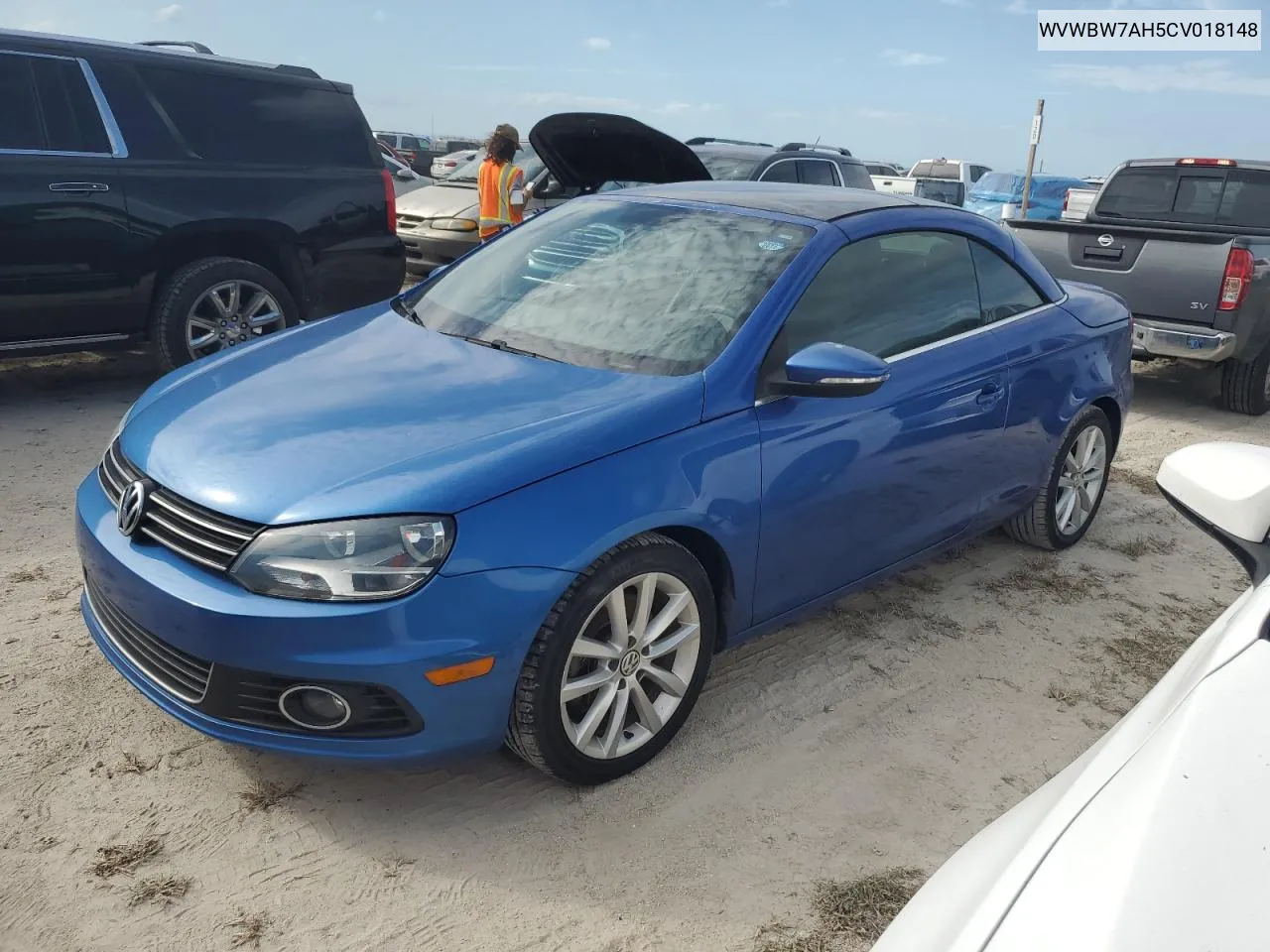 2012 Volkswagen Eos Komfort VIN: WVWBW7AH5CV018148 Lot: 74654544