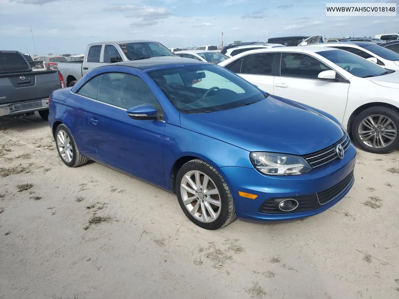 2012 Volkswagen Eos Komfort VIN: WVWBW7AH5CV018148 Lot: 74654544