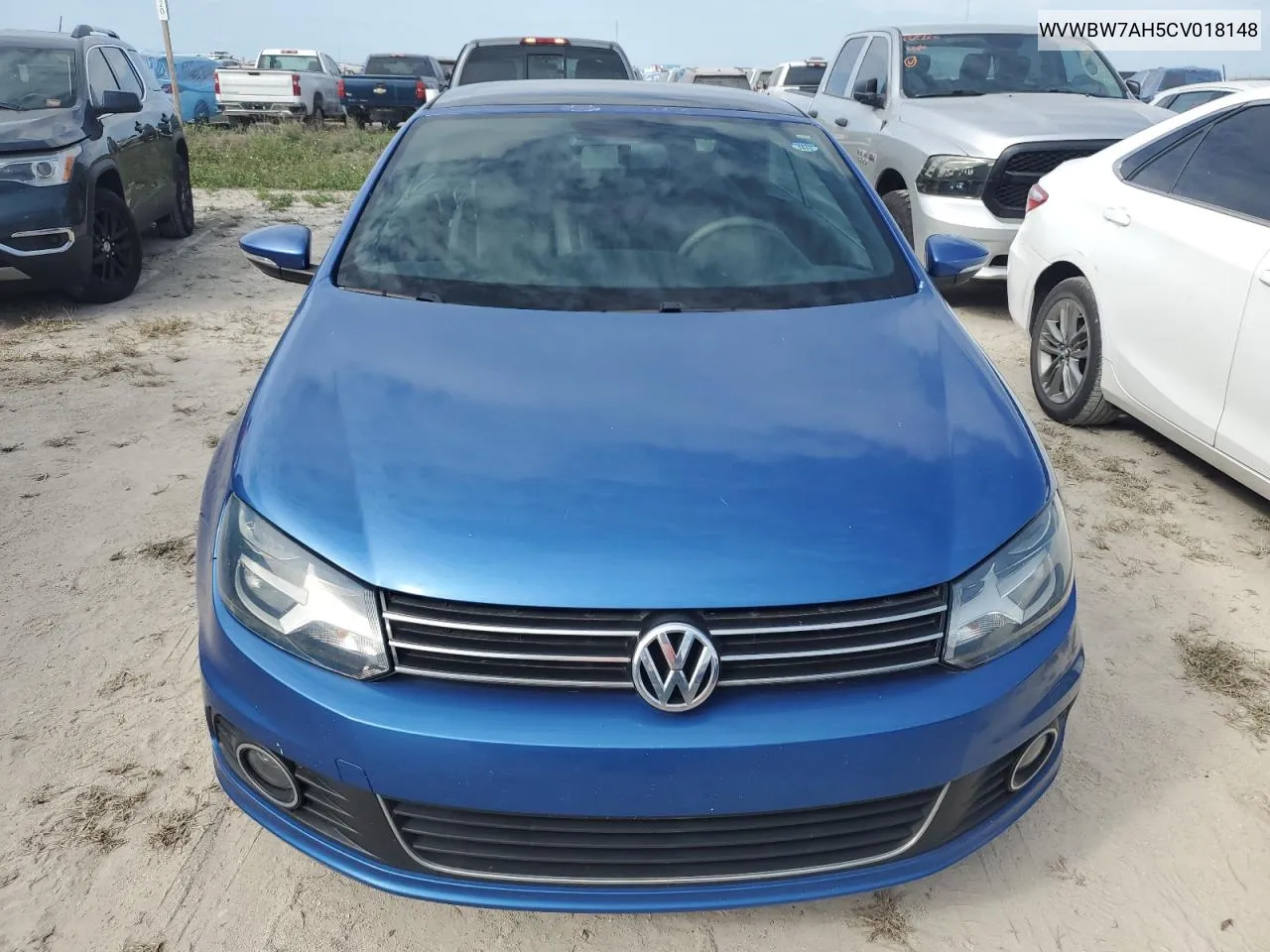 2012 Volkswagen Eos Komfort VIN: WVWBW7AH5CV018148 Lot: 74654544