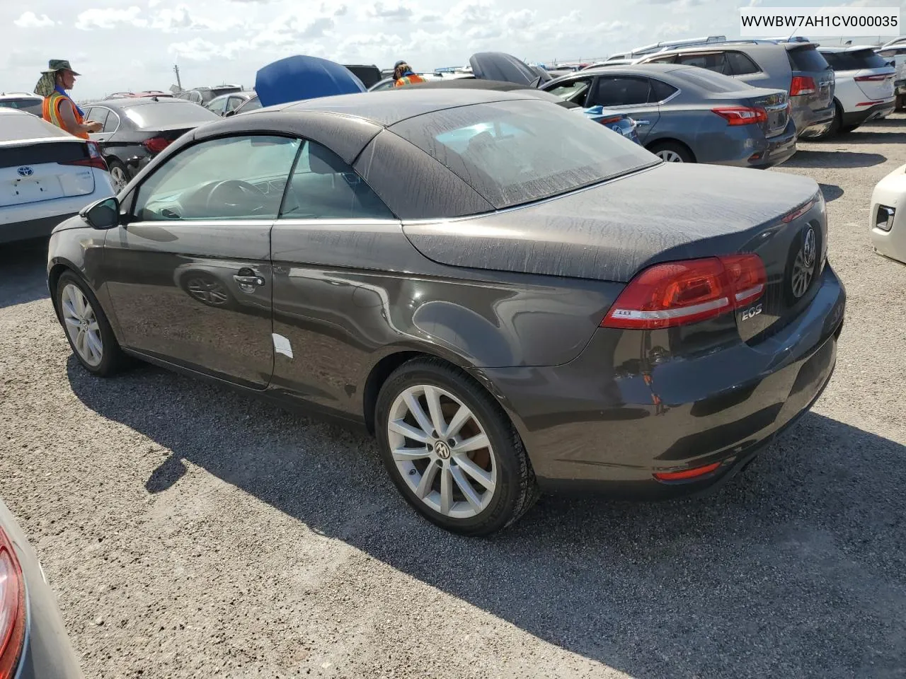 2012 Volkswagen Eos Komfort VIN: WVWBW7AH1CV000035 Lot: 74807994