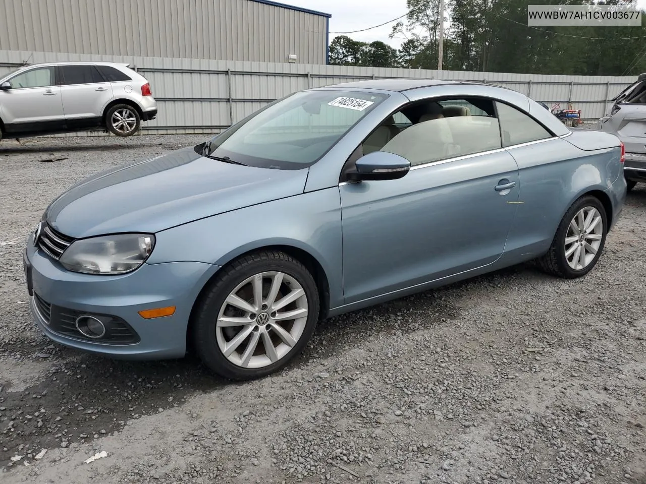 WVWBW7AH1CV003677 2012 Volkswagen Eos Komfort