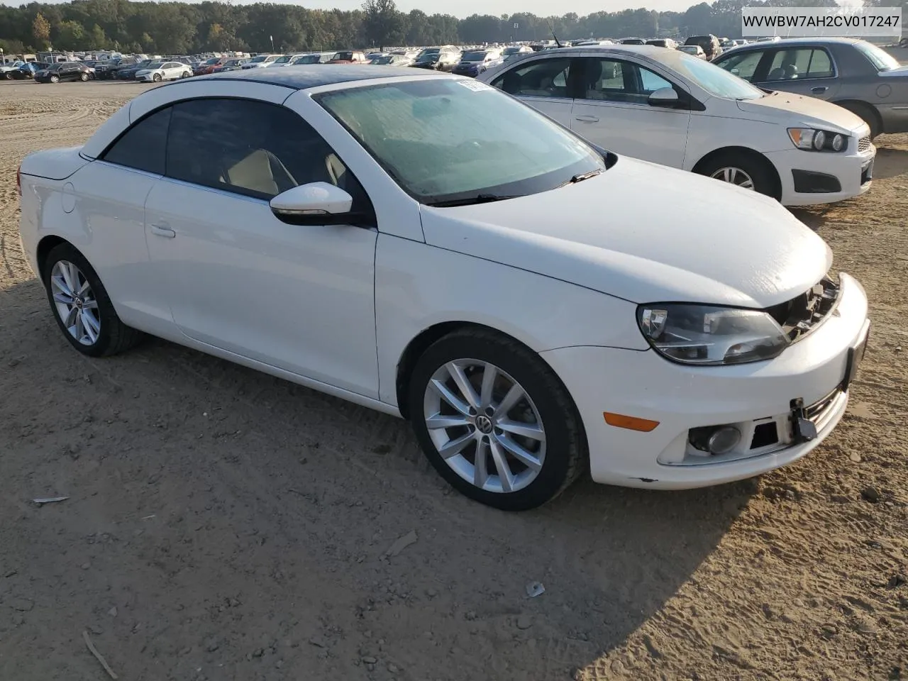 2012 Volkswagen Eos Komfort VIN: WVWBW7AH2CV017247 Lot: 75716724