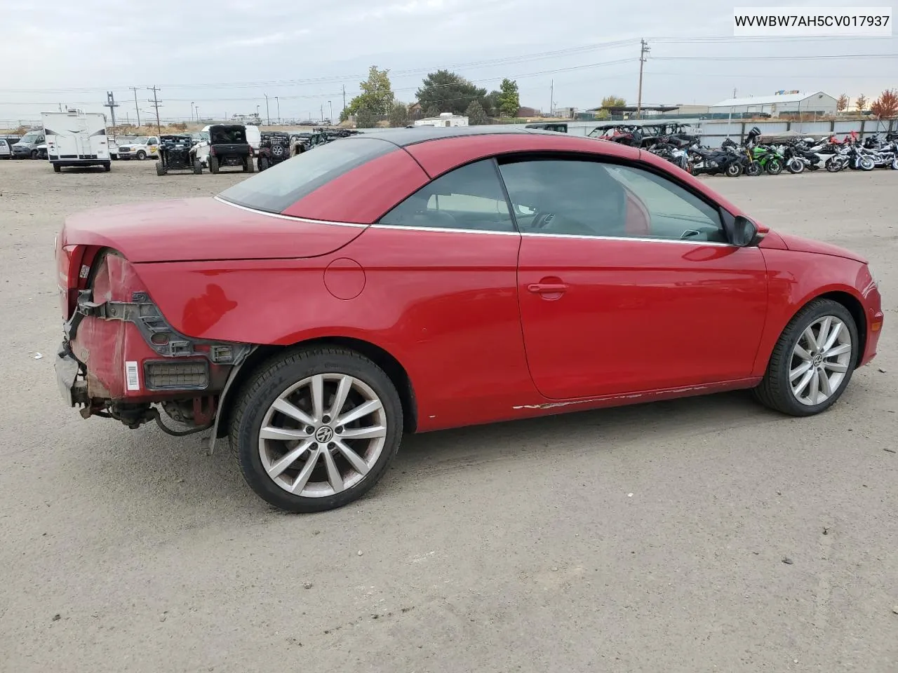 2012 Volkswagen Eos Komfort VIN: WVWBW7AH5CV017937 Lot: 77604314