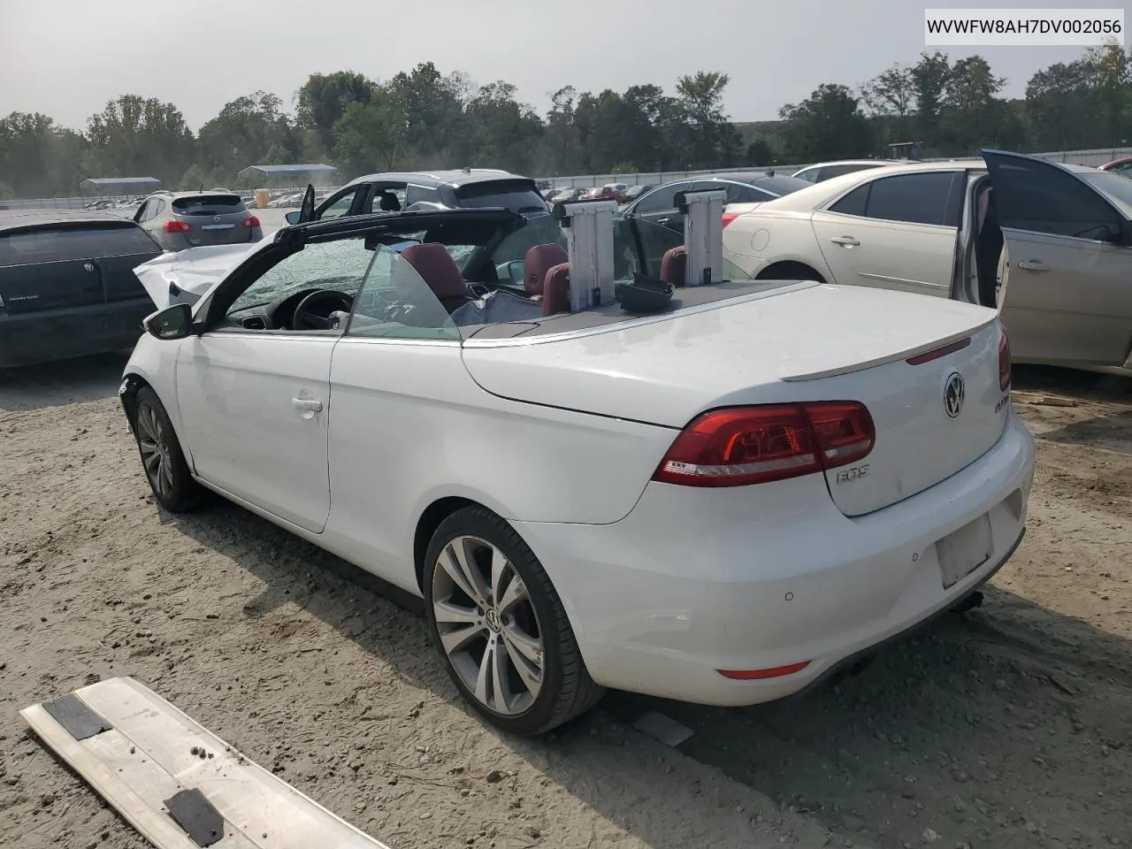 2013 Volkswagen Eos Lux VIN: WVWFW8AH7DV002056 Lot: 71265314