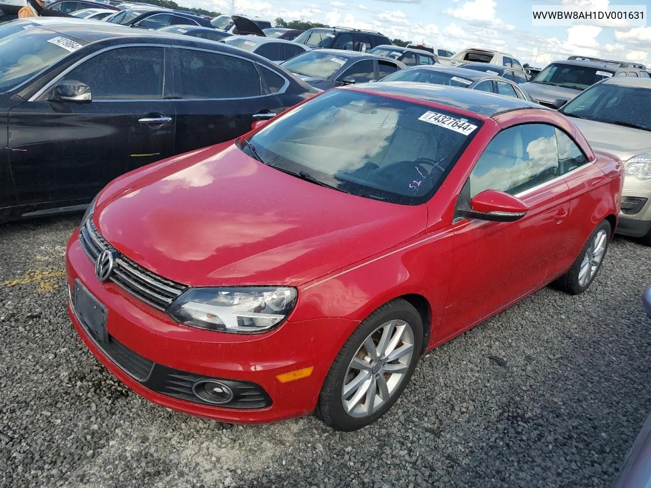 2013 Volkswagen Eos Komfort VIN: WVWBW8AH1DV001631 Lot: 74327644