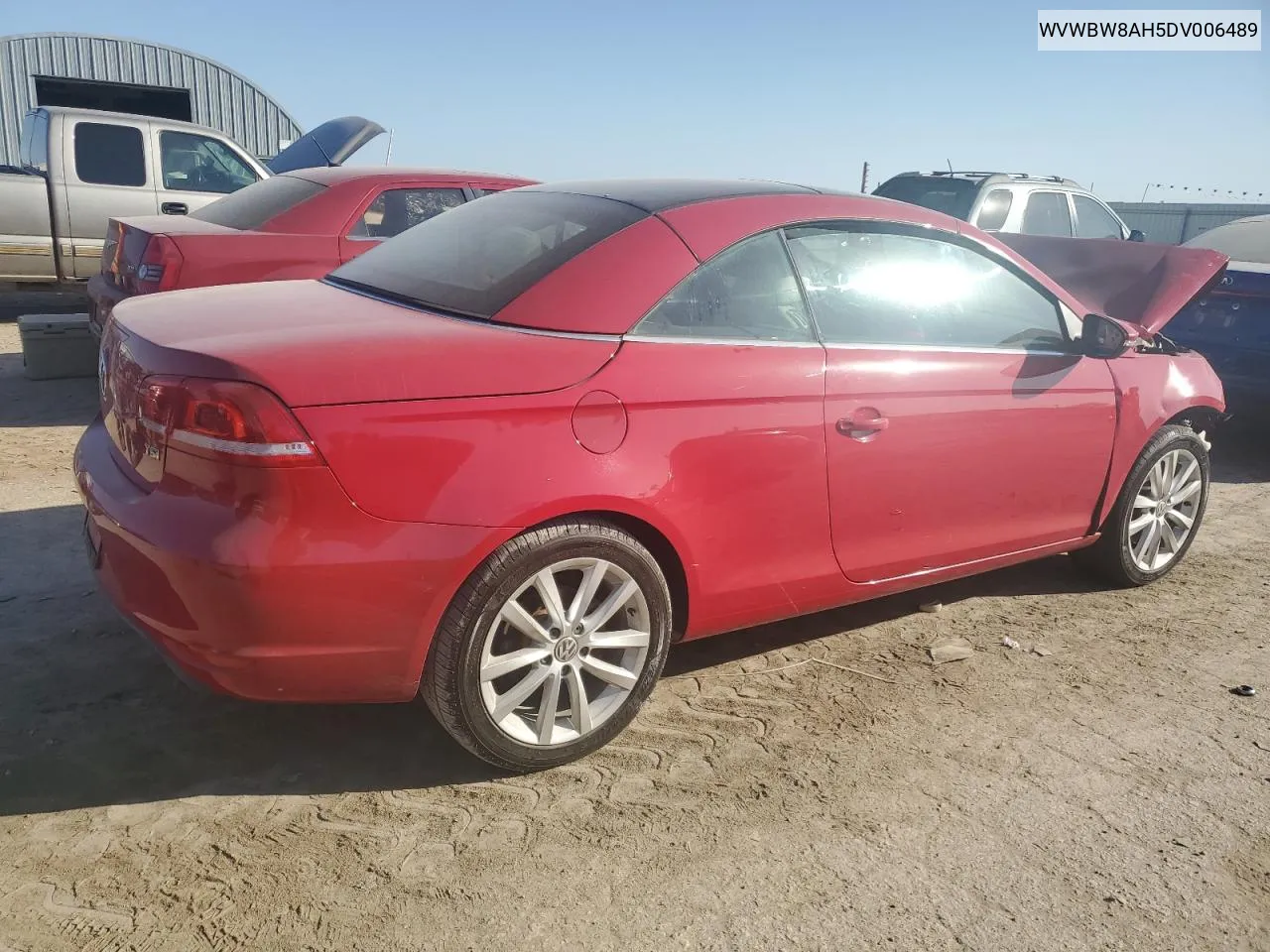 2013 Volkswagen Eos Komfort VIN: WVWBW8AH5DV006489 Lot: 74641184