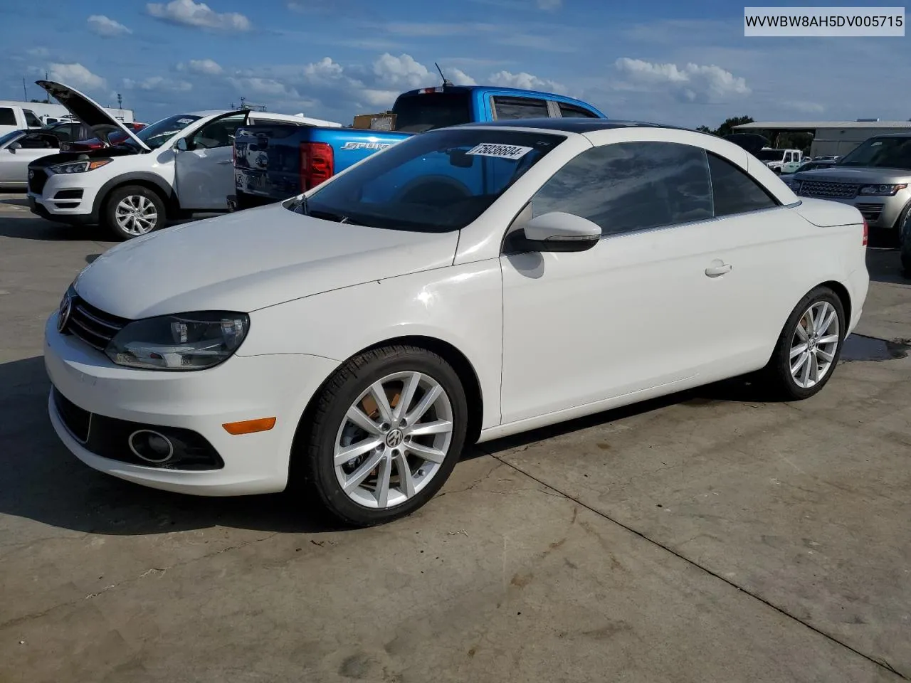 2013 Volkswagen Eos Komfort VIN: WVWBW8AH5DV005715 Lot: 75036604