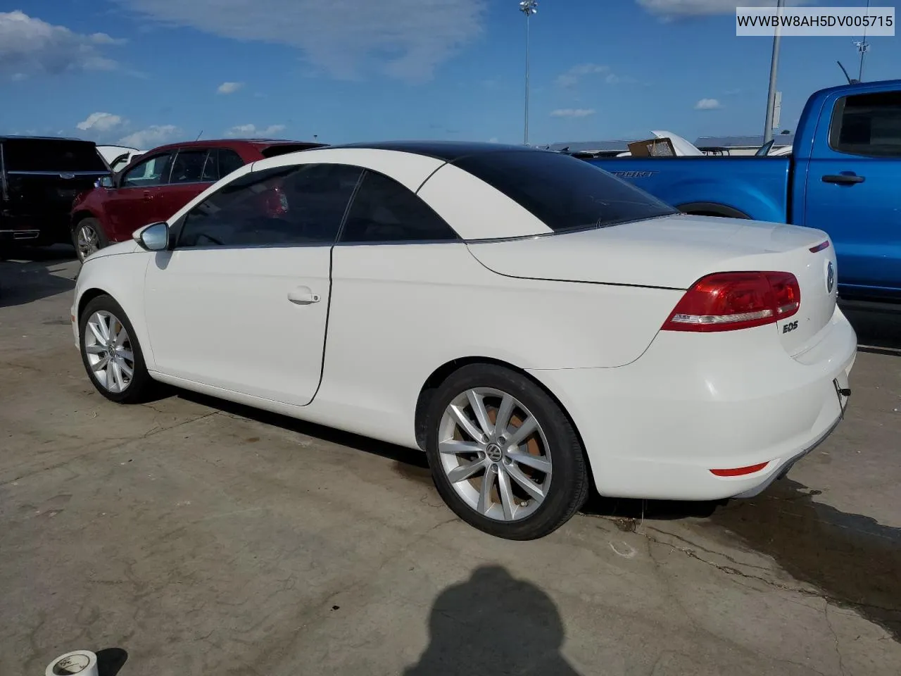 2013 Volkswagen Eos Komfort VIN: WVWBW8AH5DV005715 Lot: 75036604