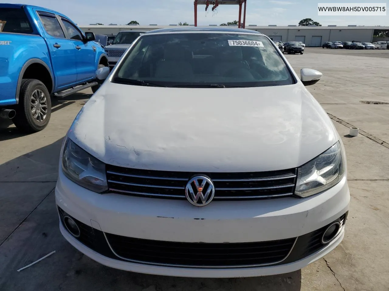 2013 Volkswagen Eos Komfort VIN: WVWBW8AH5DV005715 Lot: 75036604