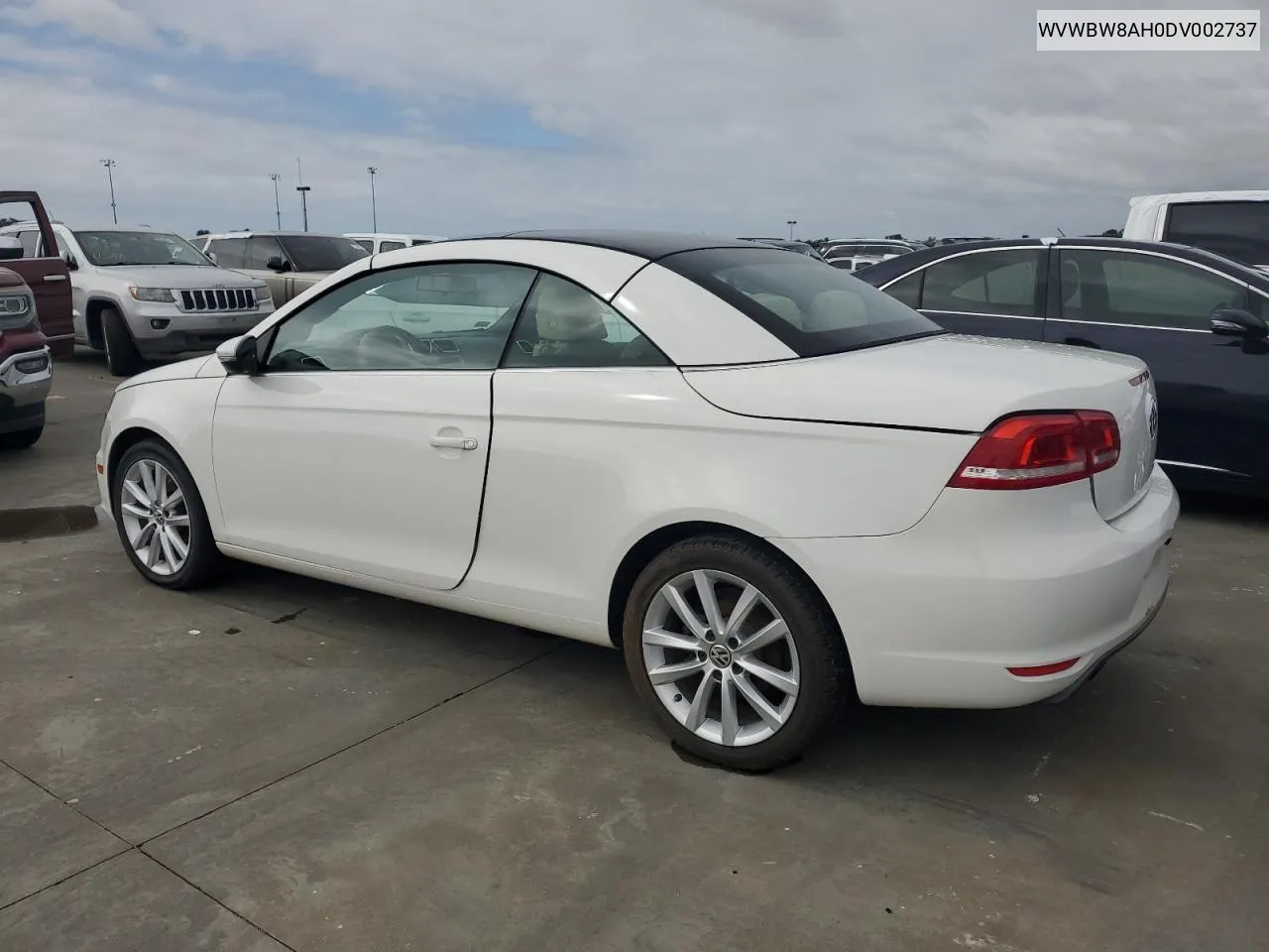 2013 Volkswagen Eos Komfort VIN: WVWBW8AH0DV002737 Lot: 75058524