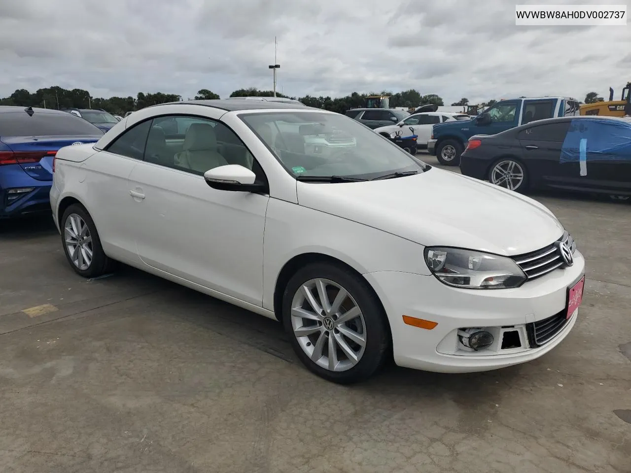 2013 Volkswagen Eos Komfort VIN: WVWBW8AH0DV002737 Lot: 75058524