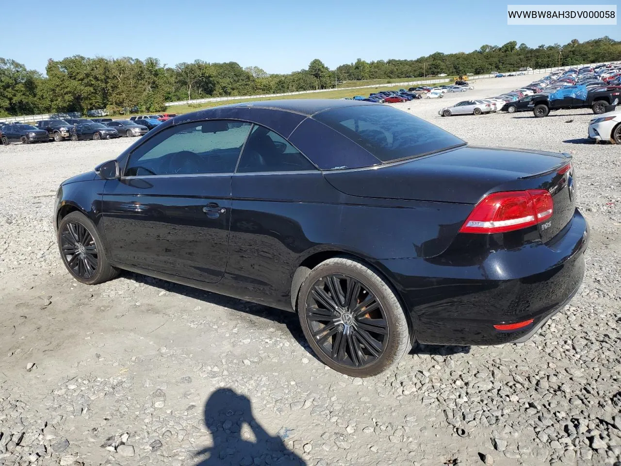 WVWBW8AH3DV000058 2013 Volkswagen Eos Komfort