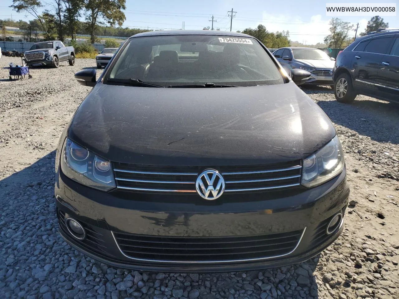 WVWBW8AH3DV000058 2013 Volkswagen Eos Komfort