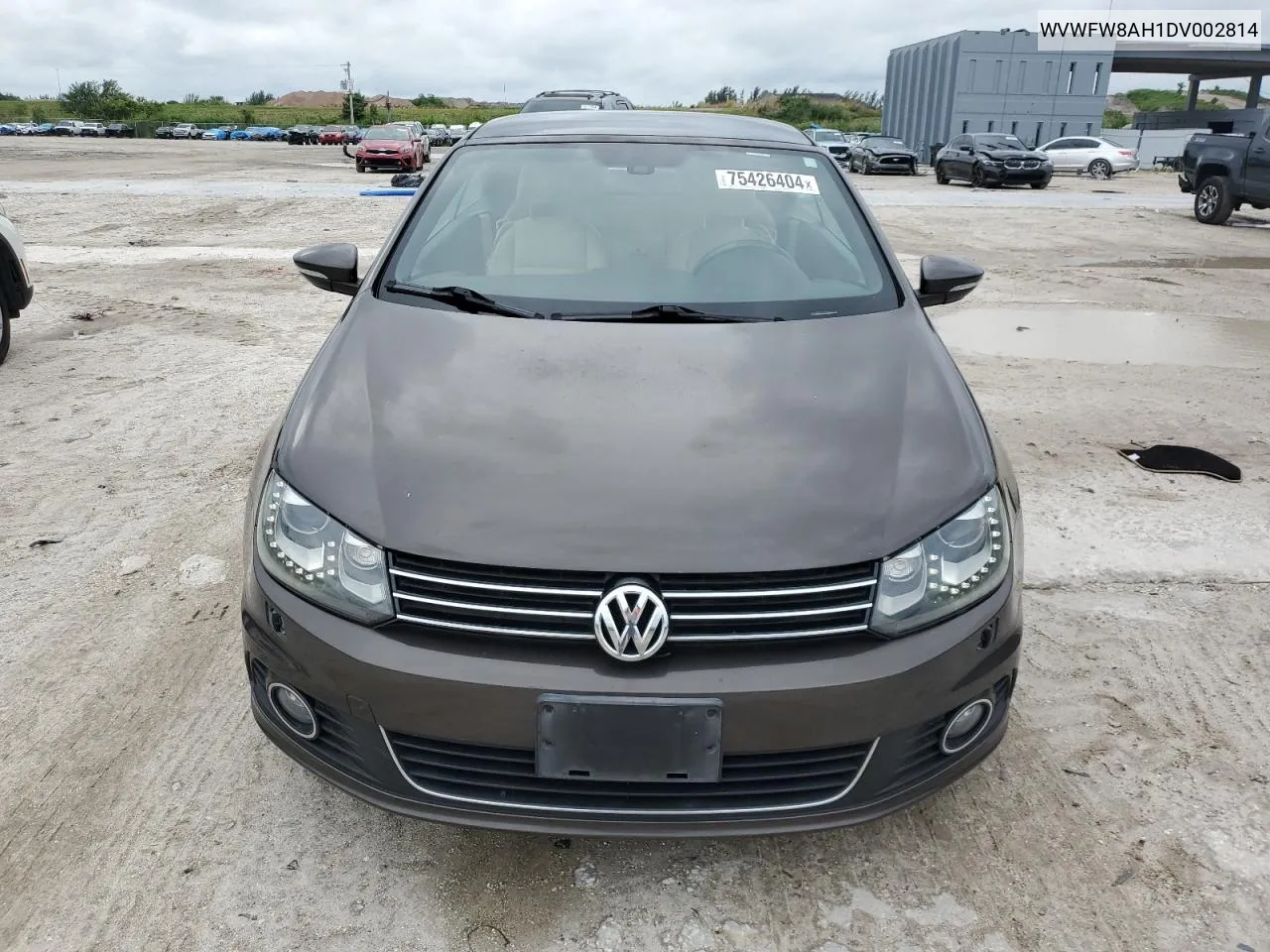 2013 Volkswagen Eos Lux VIN: WVWFW8AH1DV002814 Lot: 75426404